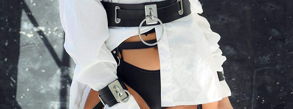leren handboeien bondage zwart bdsm