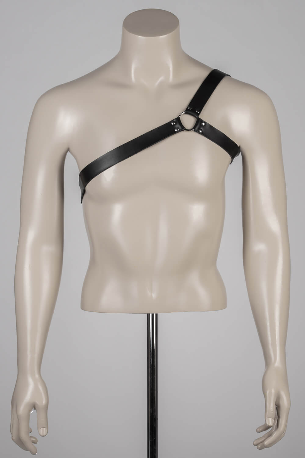mannen harnas hermes voyeurx leren gladiator man kinky outfit heren voorkant